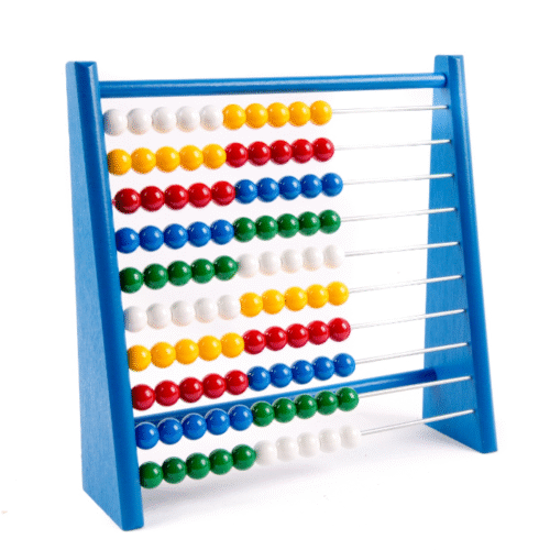 Mutifunctional Kids Wooden Abacus Toy, Colorful Wooden Toy Abacus Rackabacus Counting Frame Beads Wooden Calculator