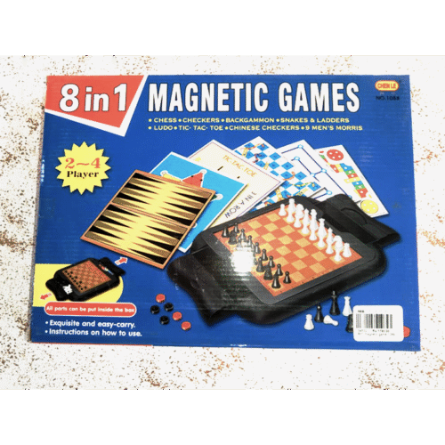 Magnetic Board Game-8in1