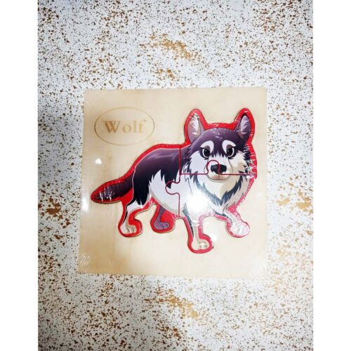 Wooden Wolf Puzzle