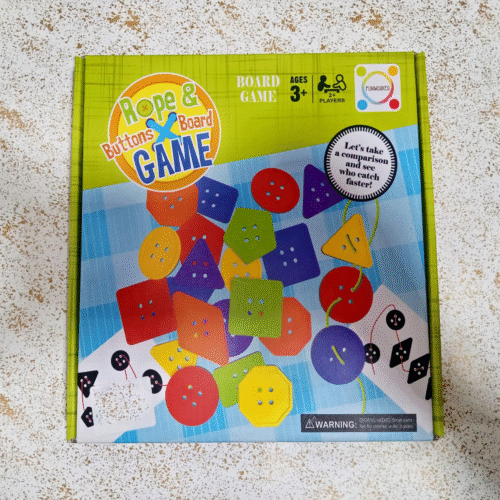 Rope and Buttons Board Game For Kids