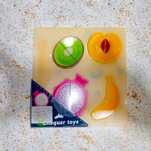 Wooden Kitchen Toy Cutting Fruits Vegetables Educational Toy