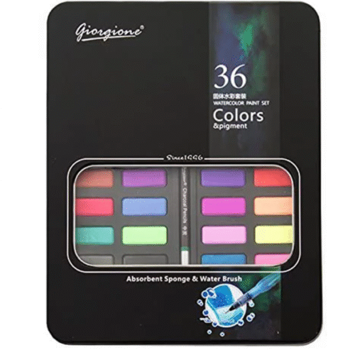 Magritte 36 Water Colors Paint Set