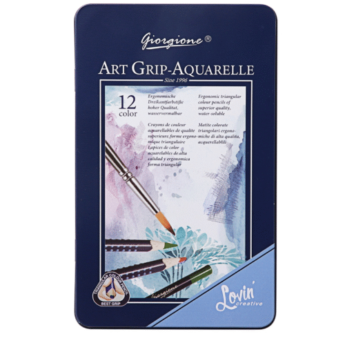 12 Colored Professional Water-soluble Colored pencils,Multi Colored Art Drawing Pencils in Bright Assorted Shades