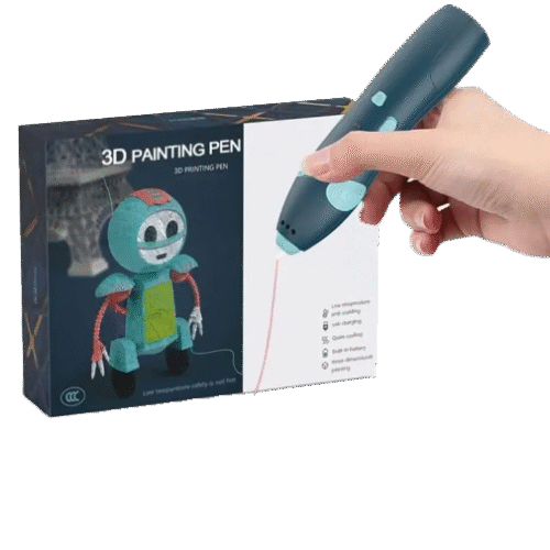 Kids 3D Painting Pen USB Charging 3D Printing Pen High Temperature 3D Graffiti Painting Pens For Kids