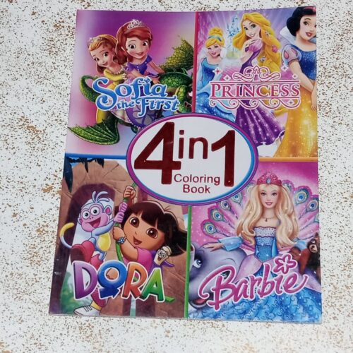4in1 Coloring Books