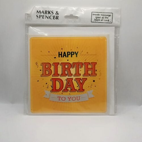 Gift Card-Happy Birthday