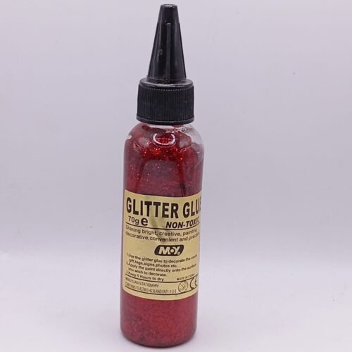Glitter Glue-Big-Maroon