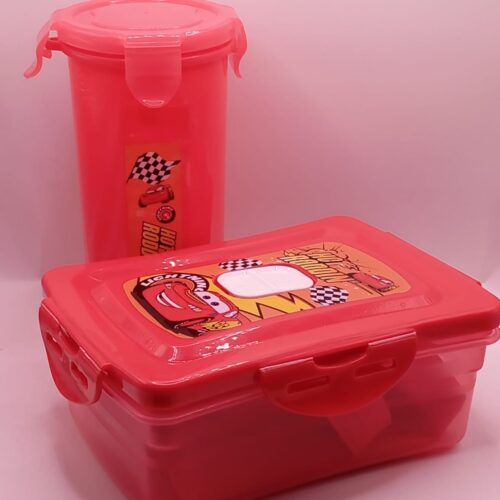 Cars-Lunch Box-Water Bottle Set