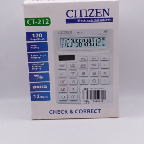 Citizen Electronic Calculator-CT-212