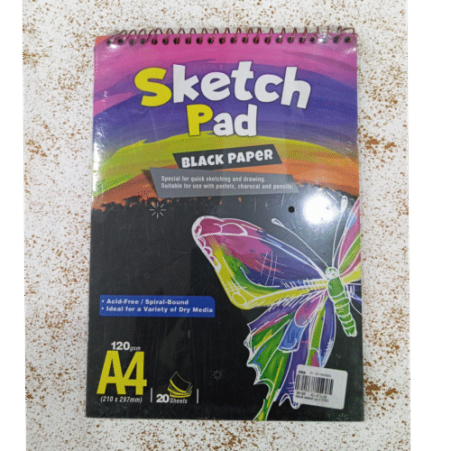 Sketch Pads-Black Paper