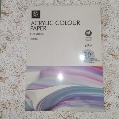 Acrylic Color Paper- Sketch Books