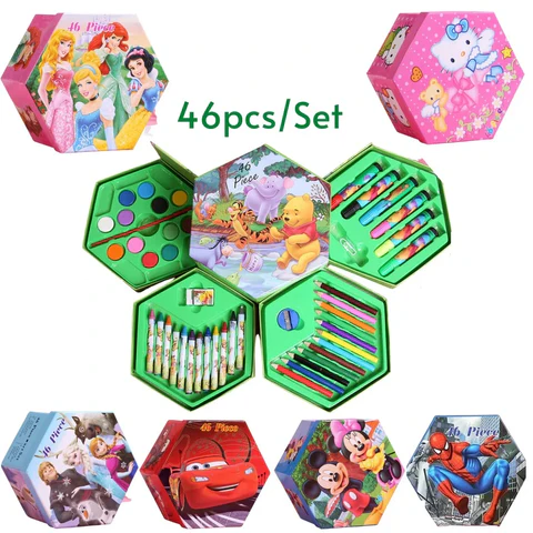 Hexagonal Coloring Art Kit 46Pcs